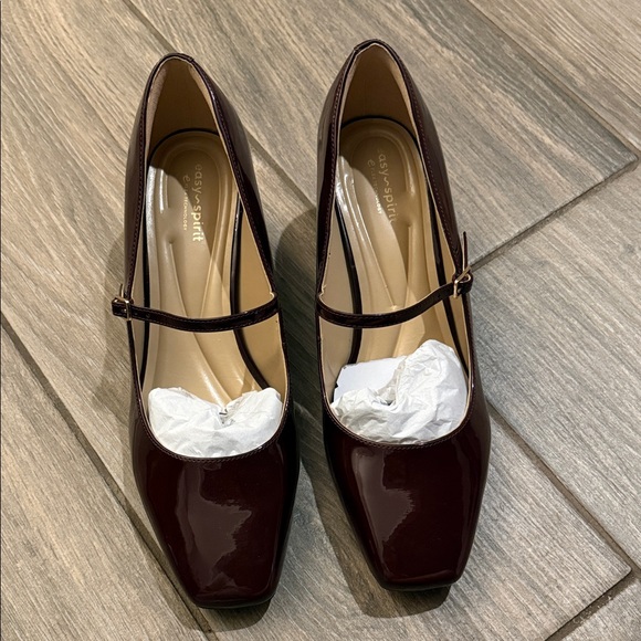 New Easy Spirit Marley Eflex Patent Mary Jane Heels Sz 11 wide - Picture 5 of 11